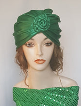 Green Turban Head Wrap