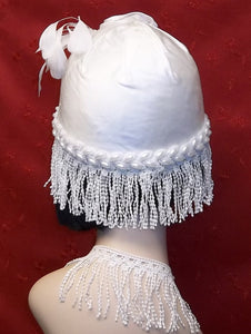 Bridal Headpiece  Dupi Silk Cloche Crown Roaring 20's Inspired