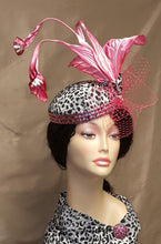 Ladies Leopard Print Cocktail Hat