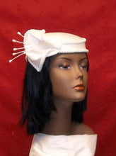 Ivory/Off white Cocktail Hat